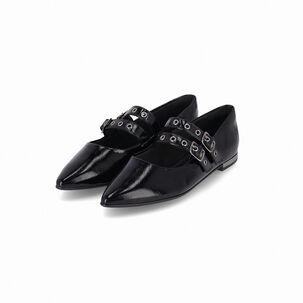 Zapato Mujer Negro Ana/hebilla Piccadilly