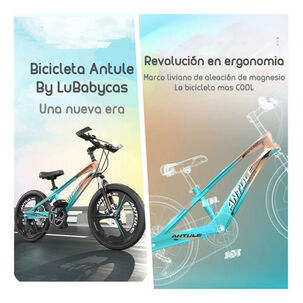 Bicicleta Infantil 8-10 A&ntilde;os Aro 20 Lubabycas Verde