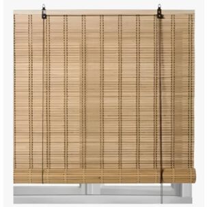 Cortina Persiana Roller Enrollable De Bambu 60x150