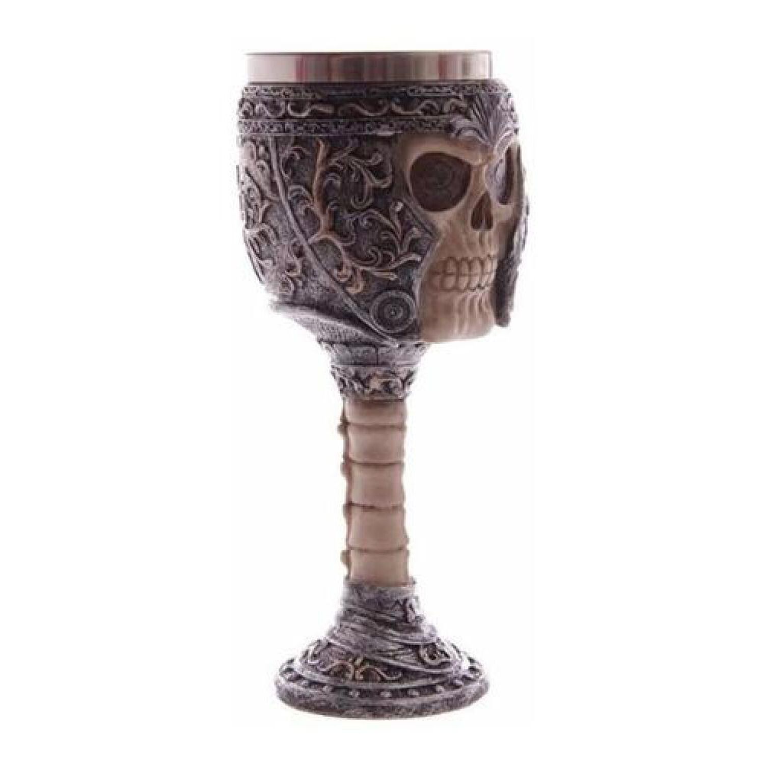 Copa C&aacute;liz Calavera Medieval Halloween Craneo Casco image number 2.0