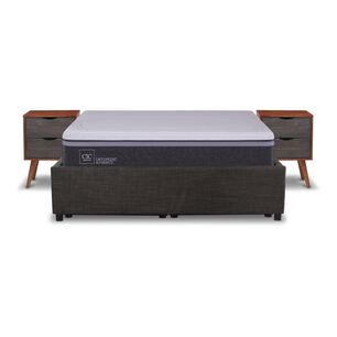 Cama Baúl Cic Ortopedic Advance / 2 Plazas / Base Normal + Velador