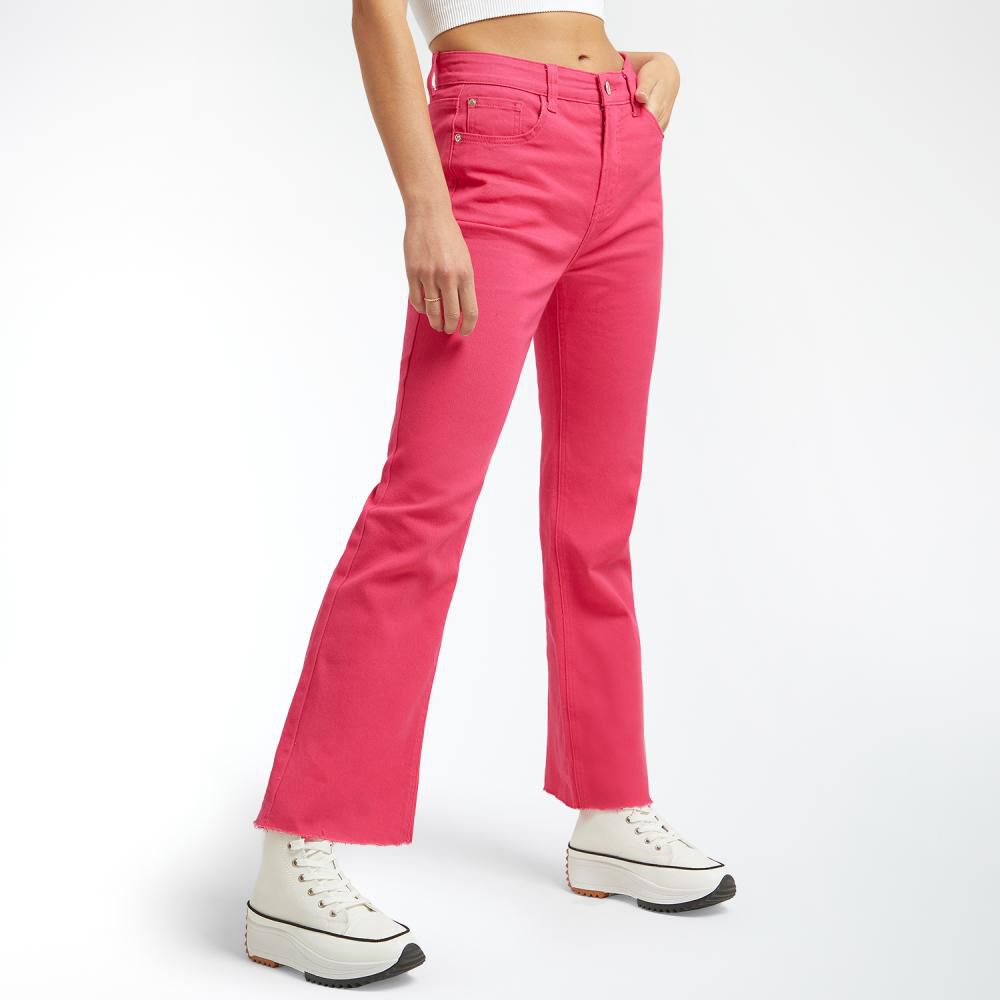 Jeans Bota Ancha Tiro Alto Regular Mujer Freedom image number 2.0