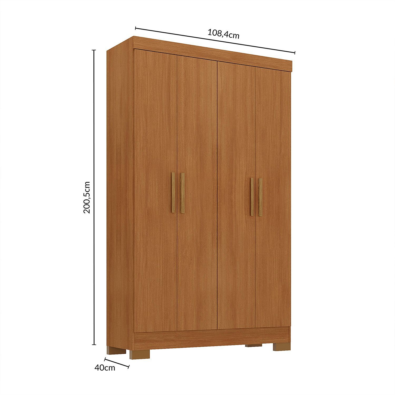 Cl&oacute;set Di Poretti Design Viena / 4 Puertas / 3 Cajones image number 2.0