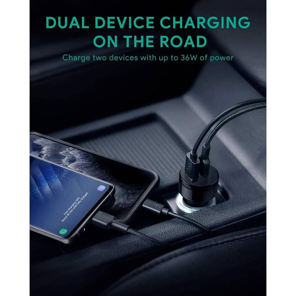 Aukey Cargador De Veh&iacute;culo Usb-a / Usb-c 36w Negro Cc-y18 image number 6.0