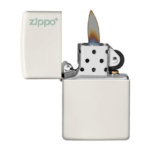 Encendedor Zippo Glow In Dark Logo Blanco Zp49193zl