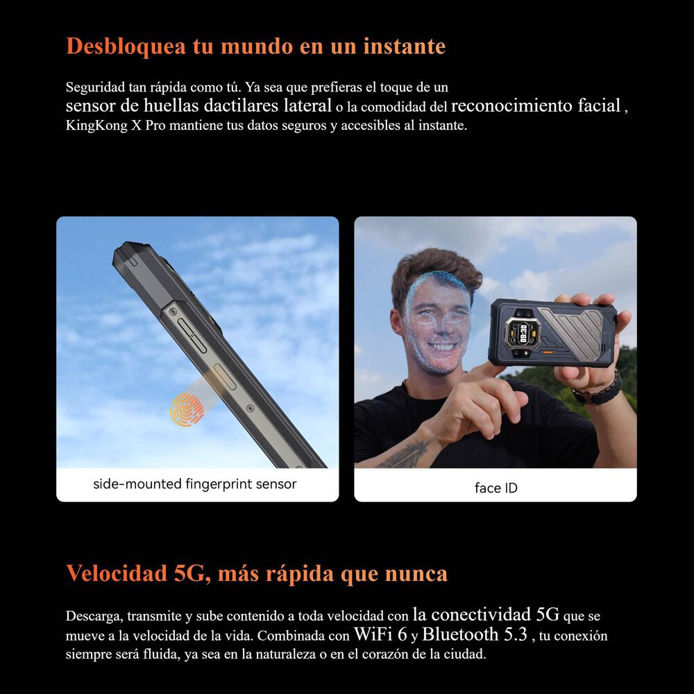 Cubot Kingkong X Pro: Ram 24gb, Resistente 5g Cámara 100 Mp image number 8.0