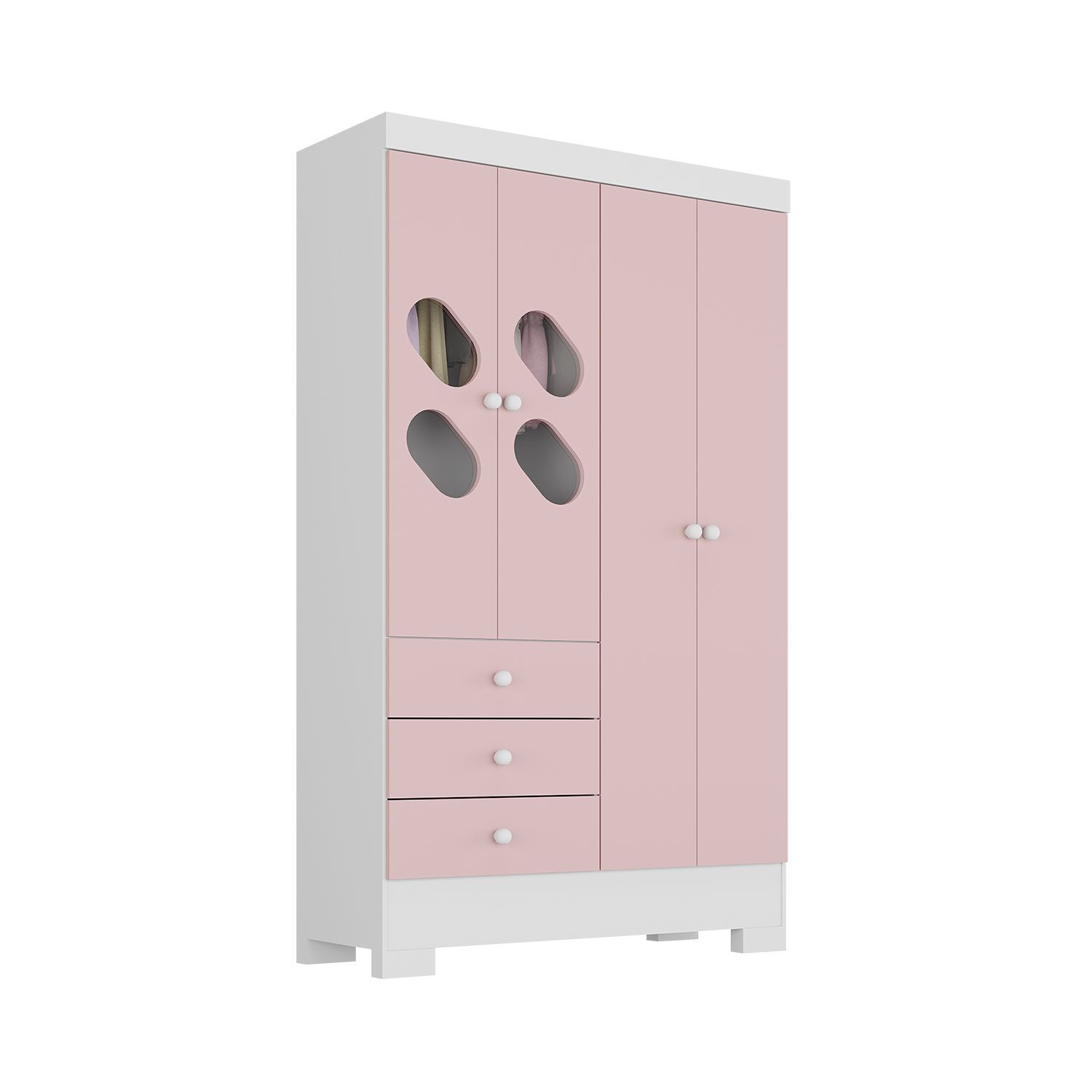 Cl&oacute;set Di Poretti Design Ciranda / 4 Puertas / 3 Cajones image number 0.0