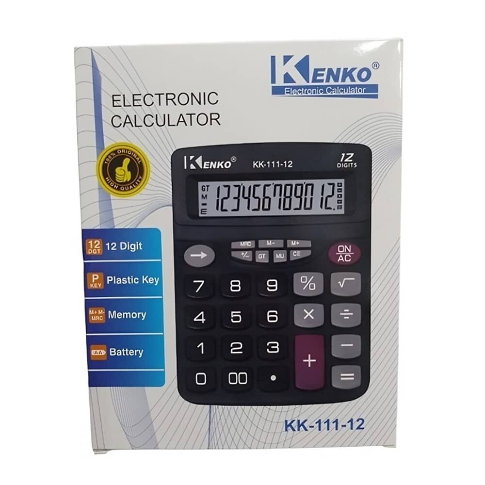 Calculadora Electr&oacute;nica De Escritorio Kk-111-12 image number 1.0