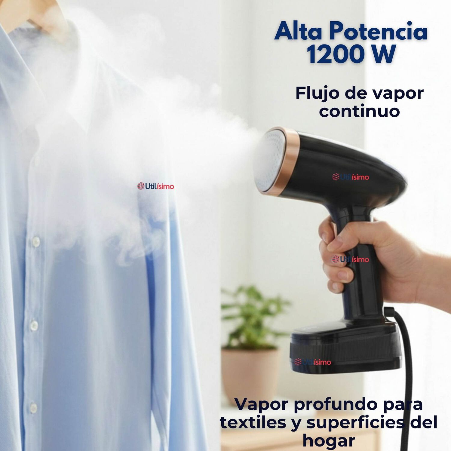 Vaporizador De Prendas De Mano Plegable Gcstfs300 image number 5.0