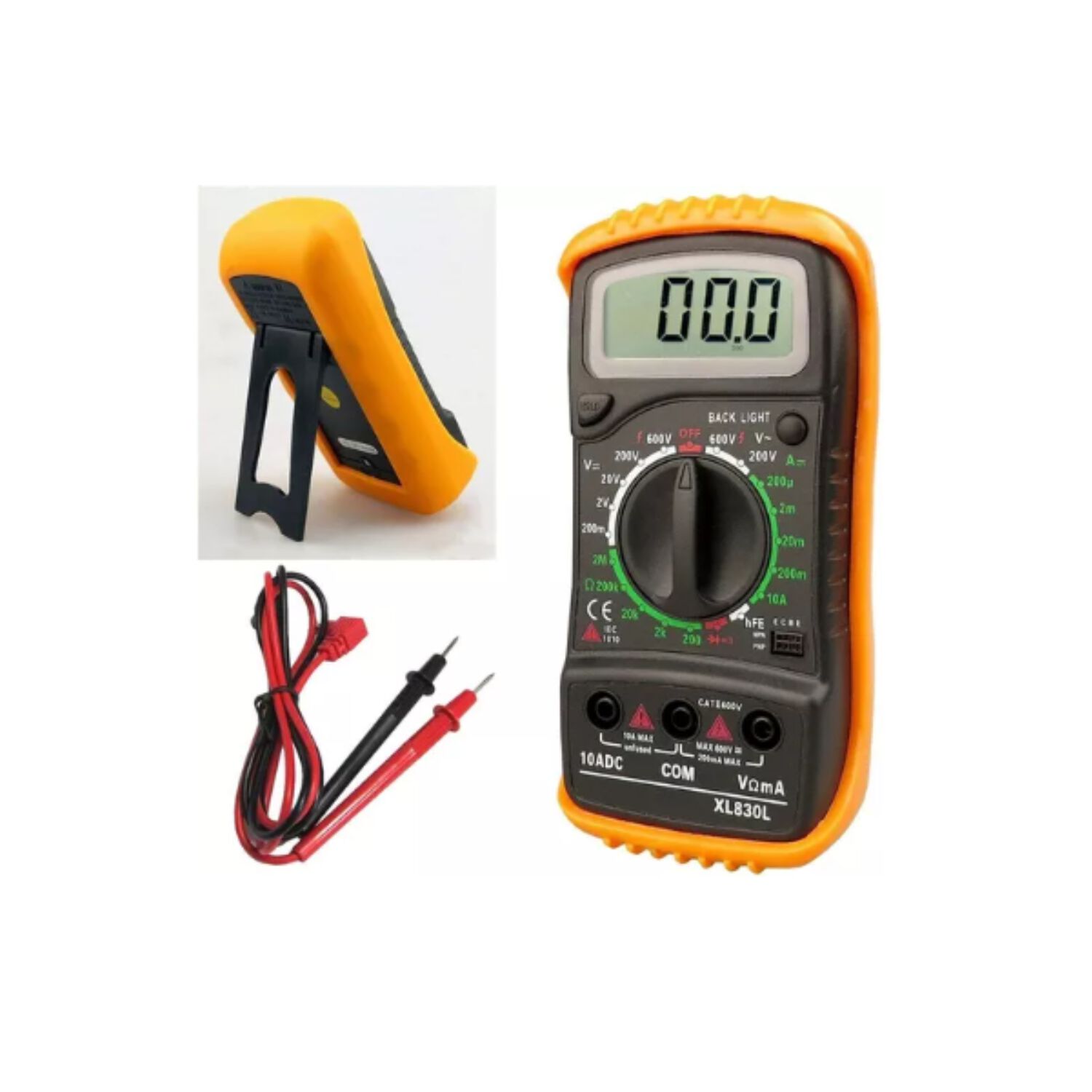 Tester Multitester Mult&iacute;metro Digital Pantalla Lcd Xl-830l image number 1.0