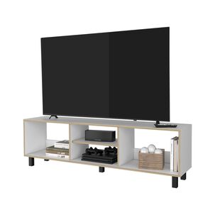 Rack Tv 70" Con 4 Espacios 47,5x160x35 Cm