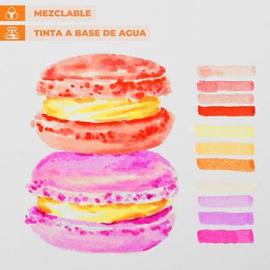 Ohuhu 40 Marcadores A Base De Agua, Pincel Y Fineliner