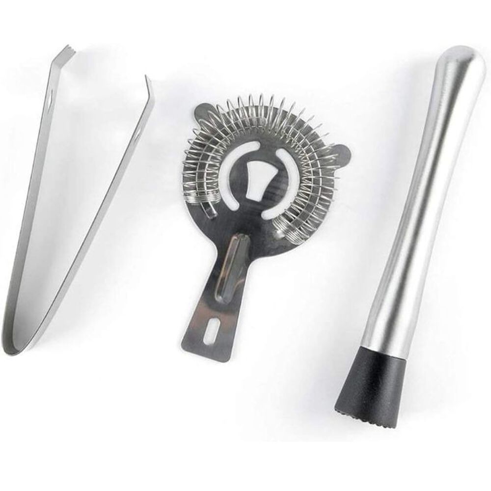 Set Coctelero Bar + Utensilios 10 Pzs Acero Inoxidable image number 2.0