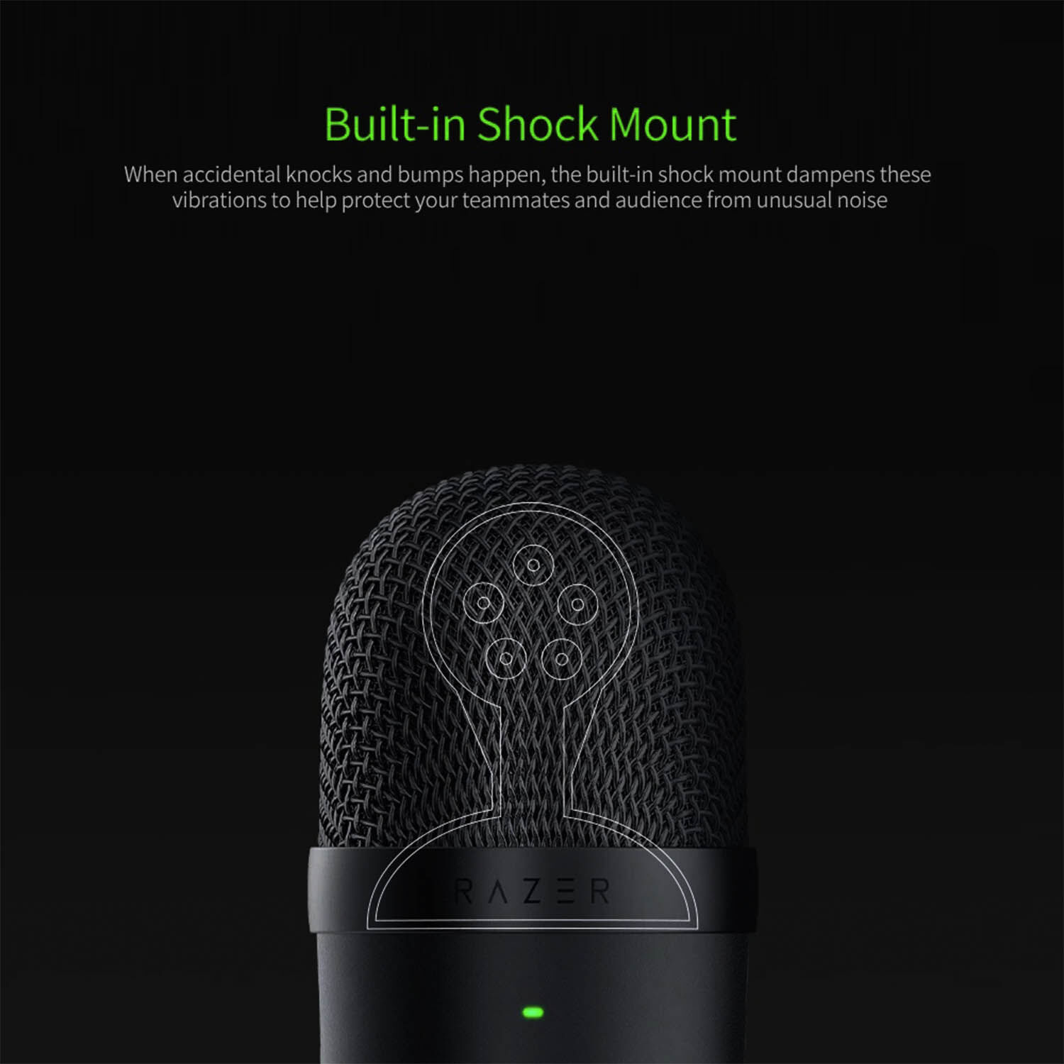 Microfono Razer Seiren Pink Mini Ultra Quart Condensador image number 4.0