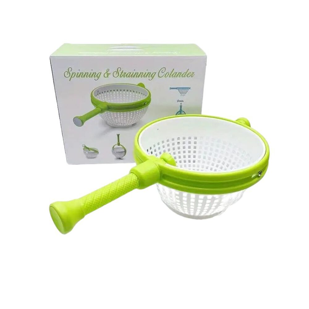 Colador Escurridor Giratorio Cesta Cocina Vegetales Frutas image number 4.0
