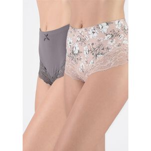 Pack 2x Pantaleta Algod&oacute;n P2145053-ros2 Kayser