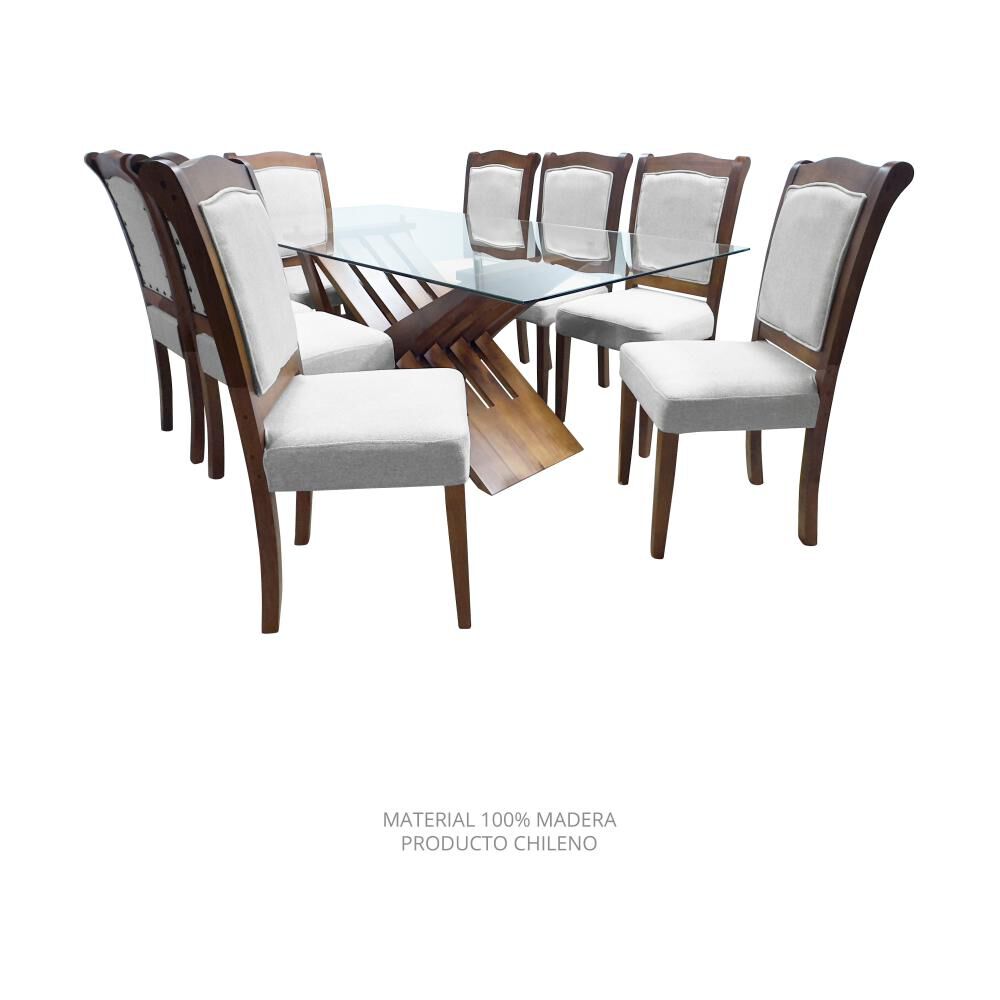 Juego De Comedor Living Factory Berlin / 8 Sillas image number 2.0