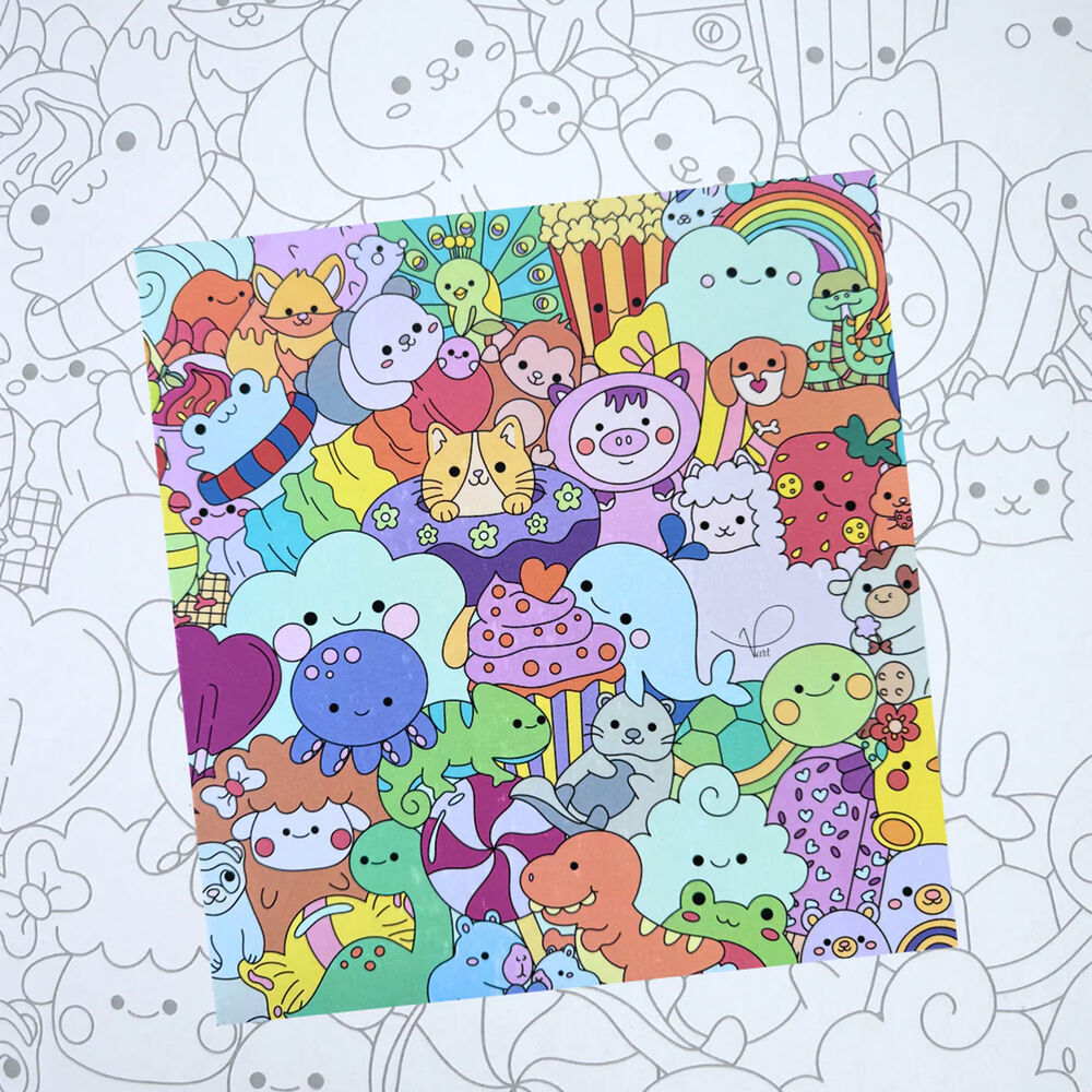 Libro Para Colorear Chibi Por Carnero De Metal image number 4.0