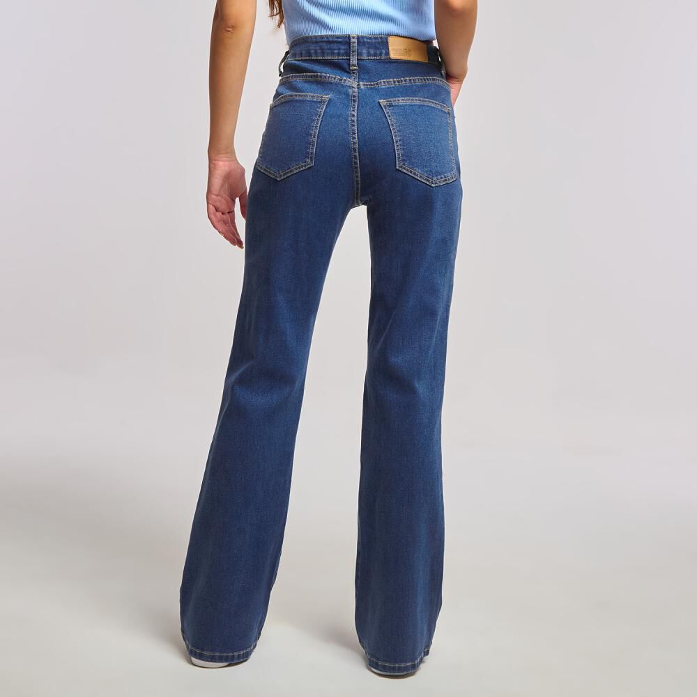 Jeans Tiro Alto Flare Mujer Freedom image number 1.0