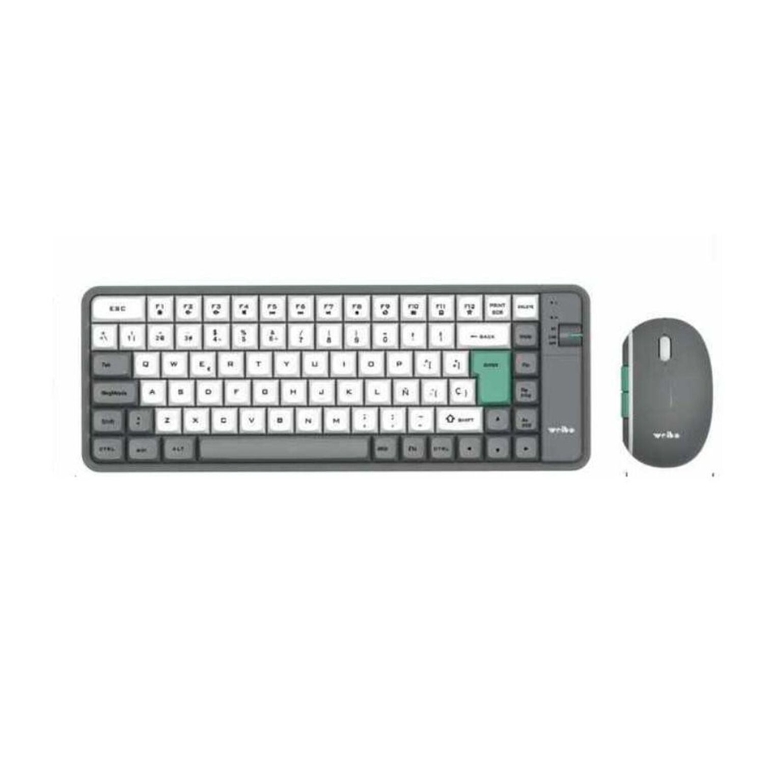 Teclado Y Mouse Inalambrico Kit Combo Bluetooth image number 0.0