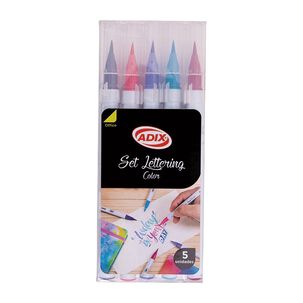 Set De 5 Acuarela Para Ilustraciones Y Lettering