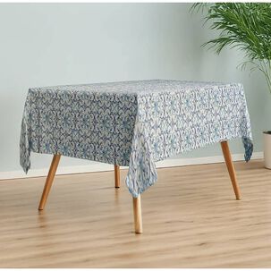 Mantel Mesa Rectangular Antimanchas Bistrech 230x150 Cm. Color Azul
