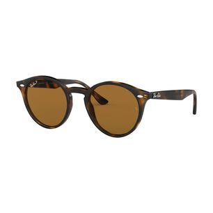 Lentes De Sol Round Havana Polarizados Ray-ban