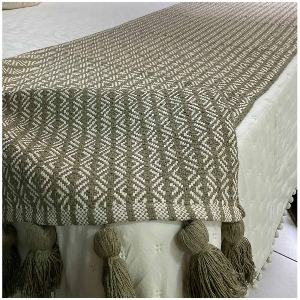 Piecera De Lino Flecos 60x210 Cm Mod01 image number 2.0
