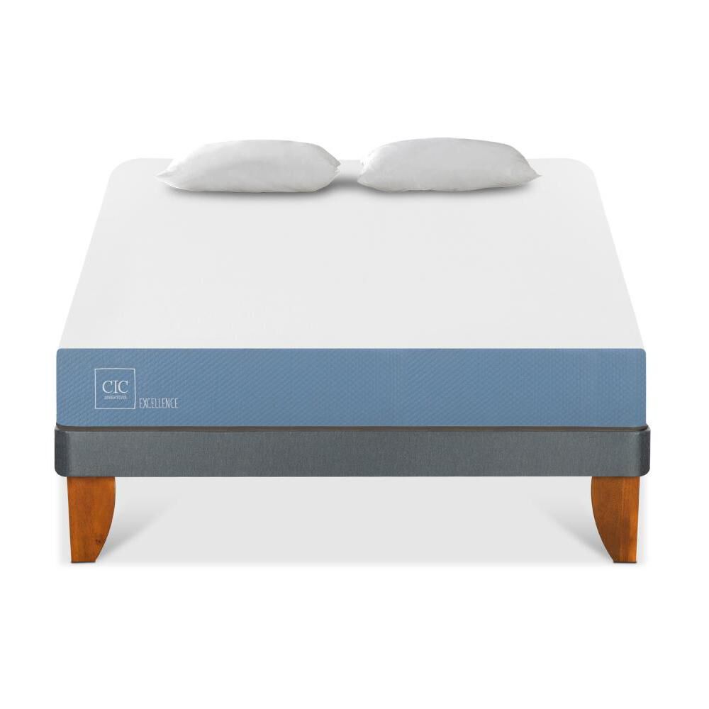 Cama Europea Cic Excellence / 2 Plazas / Base Normal + Almohadas image number 0.0