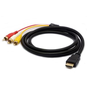 "cable Hdmi A 3 Rca Digital Audio Video Macho 1.5 Mts "