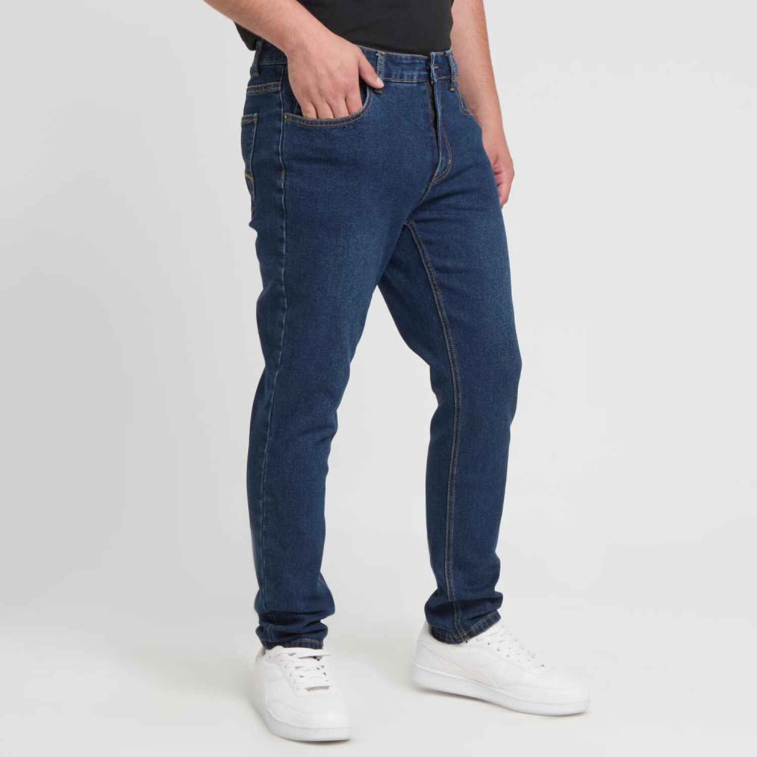 Jeans Lavado Tiro Medio Skinny Hombre Skuad image number 2.0
