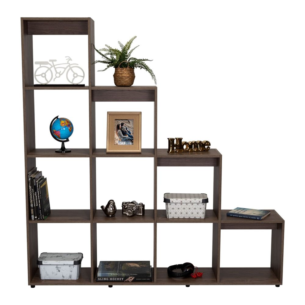 Biblioteca Forma Escalera Fm-002o Caf&eacute; Oscuro image number 2.0