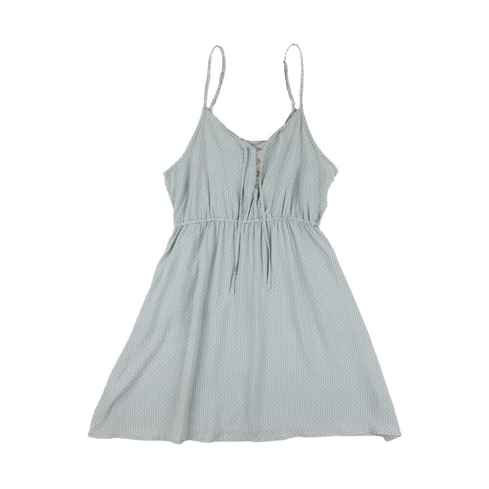 Vestido Elástico En Cintura Con Botones Sin Mangas Mujer Freedom image number 0.0