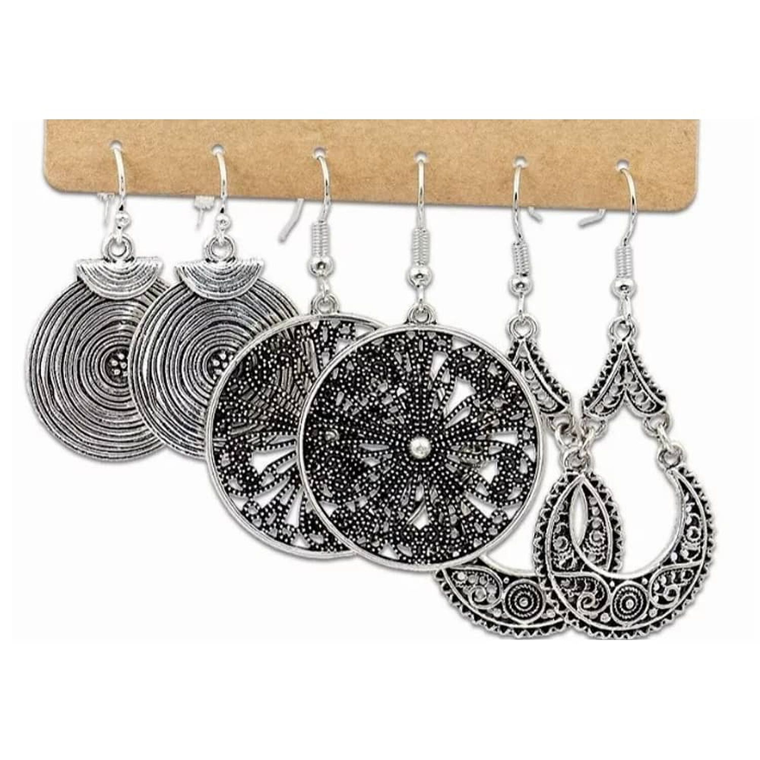 Pack 12 Pares Aretes Con Piercing Arracadas Pendientes Largo image number 3.0