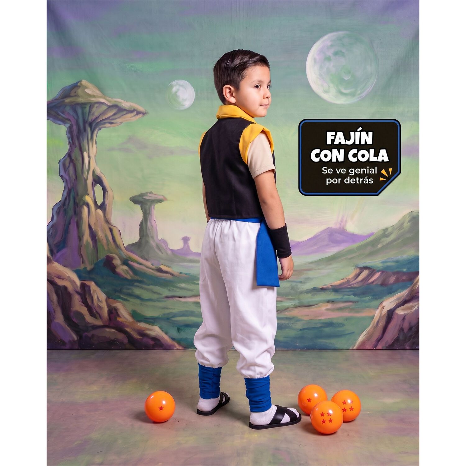 Disfraz De Goku Para Ni&ntilde;os - Dragon Ball image number 9.0