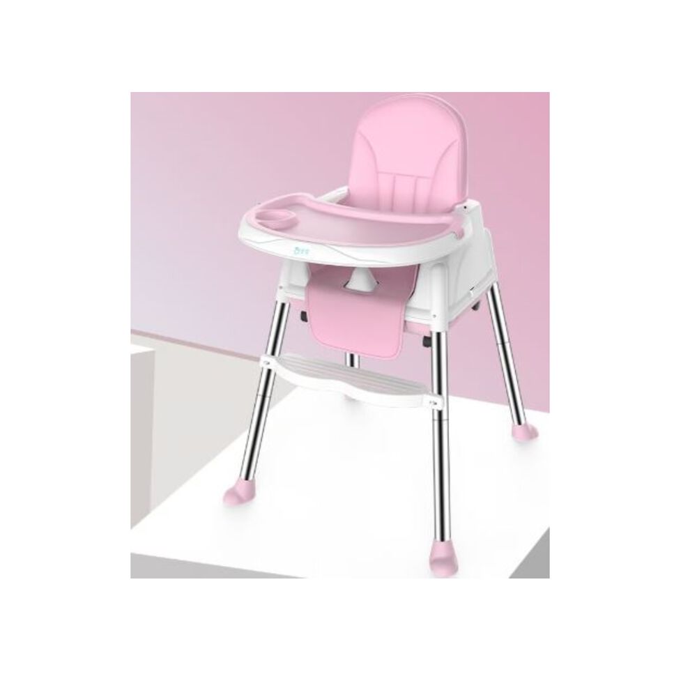 Silla De Comer Para Bebés Portátil Con Ruedas Ajustable image number 7.0