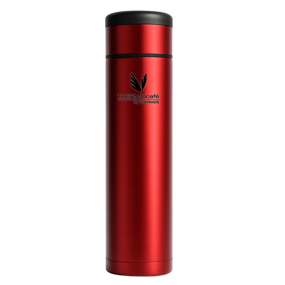 Termo Premium De Acero Inoxidable 1l Rojo Metalizado 12h/24h image number 0.0