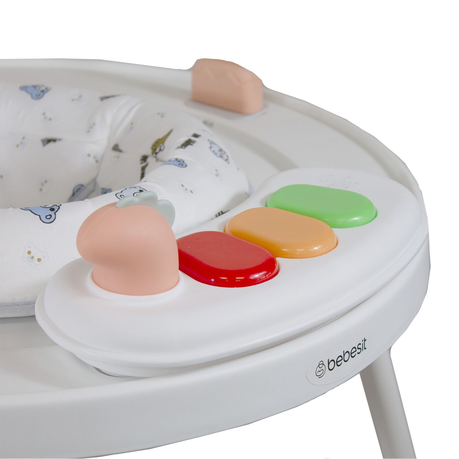 Centro De Actividad 2 En 1 Smart & Bounce Rosa Coral Bebesit image number 3.0