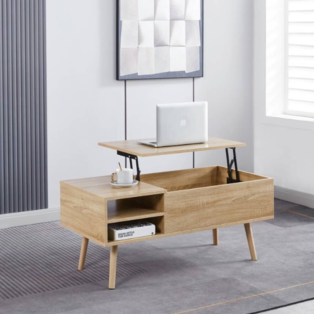 Mesa De Centro Elevable Maddie Color Natural image number 3.0