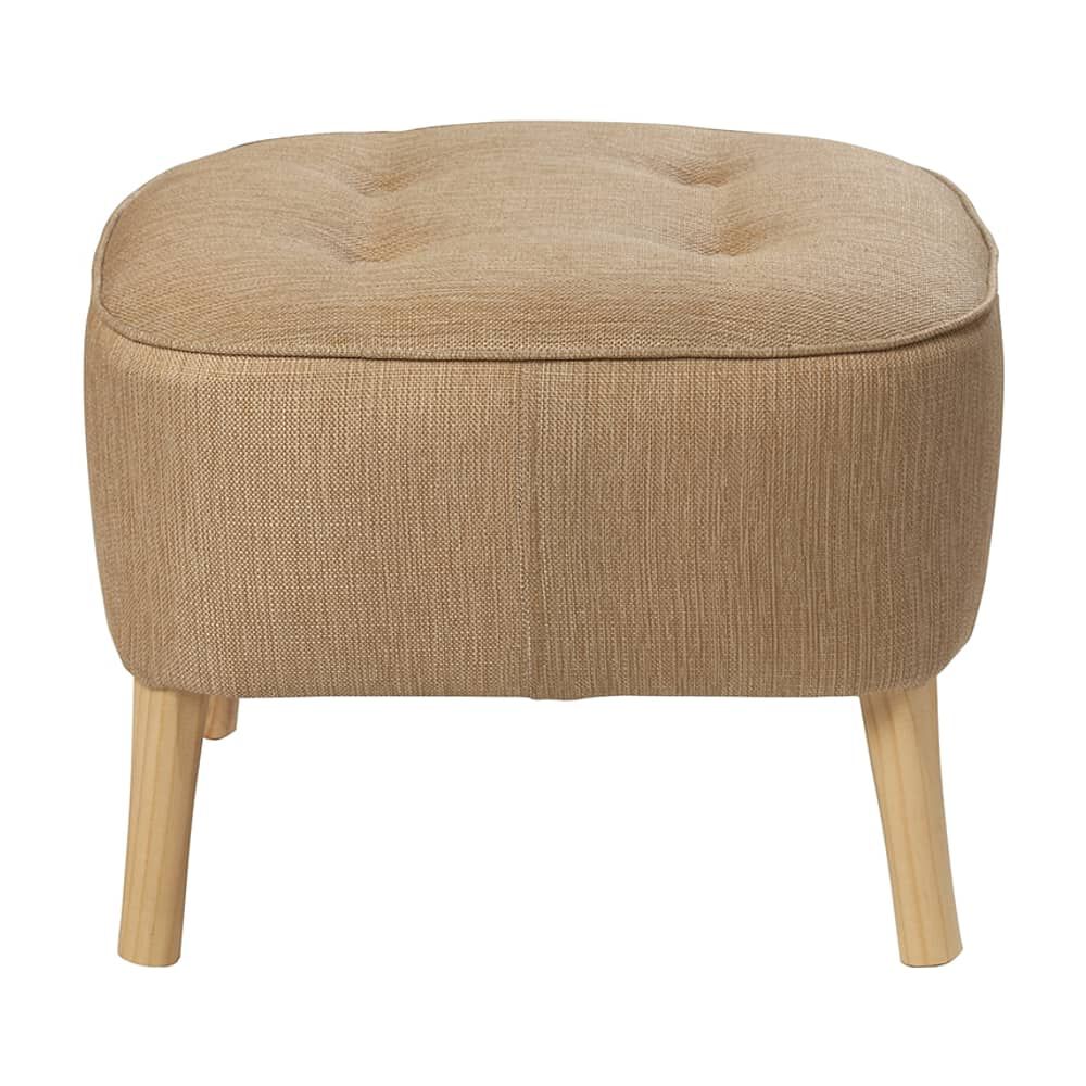 Pouf M&aacute;xima Beige Omega 55x45x45 Cm image number 0.0