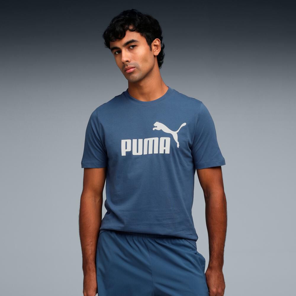 Polera Deportiva Hombre Puma Ess No. 1 Logo Tee (s) image number 2.0