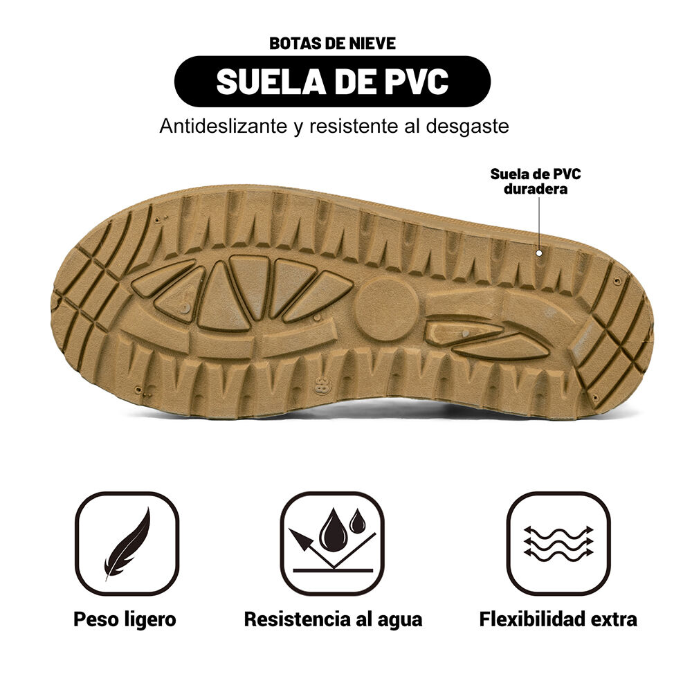 Botin Térmico Casual Mujer Gamuza Antideslizante Weide Sl25 image number 8.0