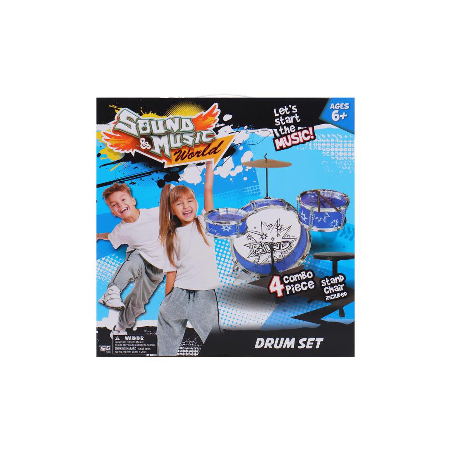 Juego De Bateria Con Silla Happy Line image number 0.0