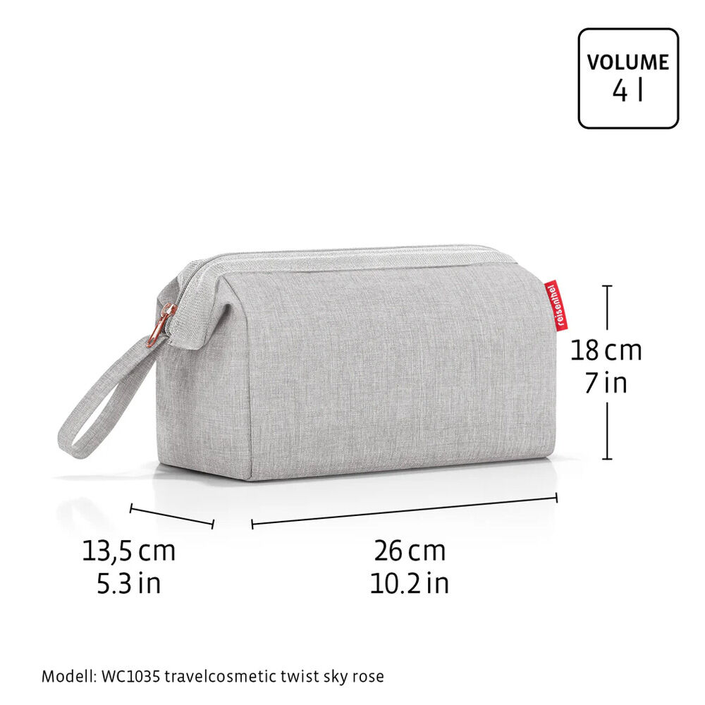 Neceser De Viaje Travelcosmetic - Herringbone Dark Blue image number 4.0