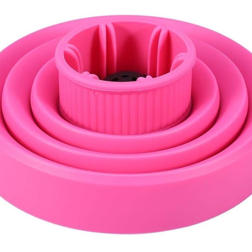 Difusor Para Secador De Cabello De Silicona Plegable Rosa image number 3.0