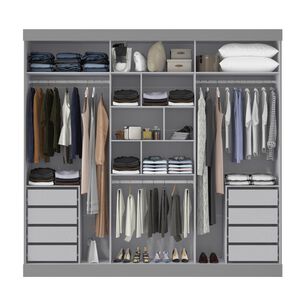 Cl&oacute;set Di Poretti Design Closet Ambar / 3 Puertas / 8 Cajones