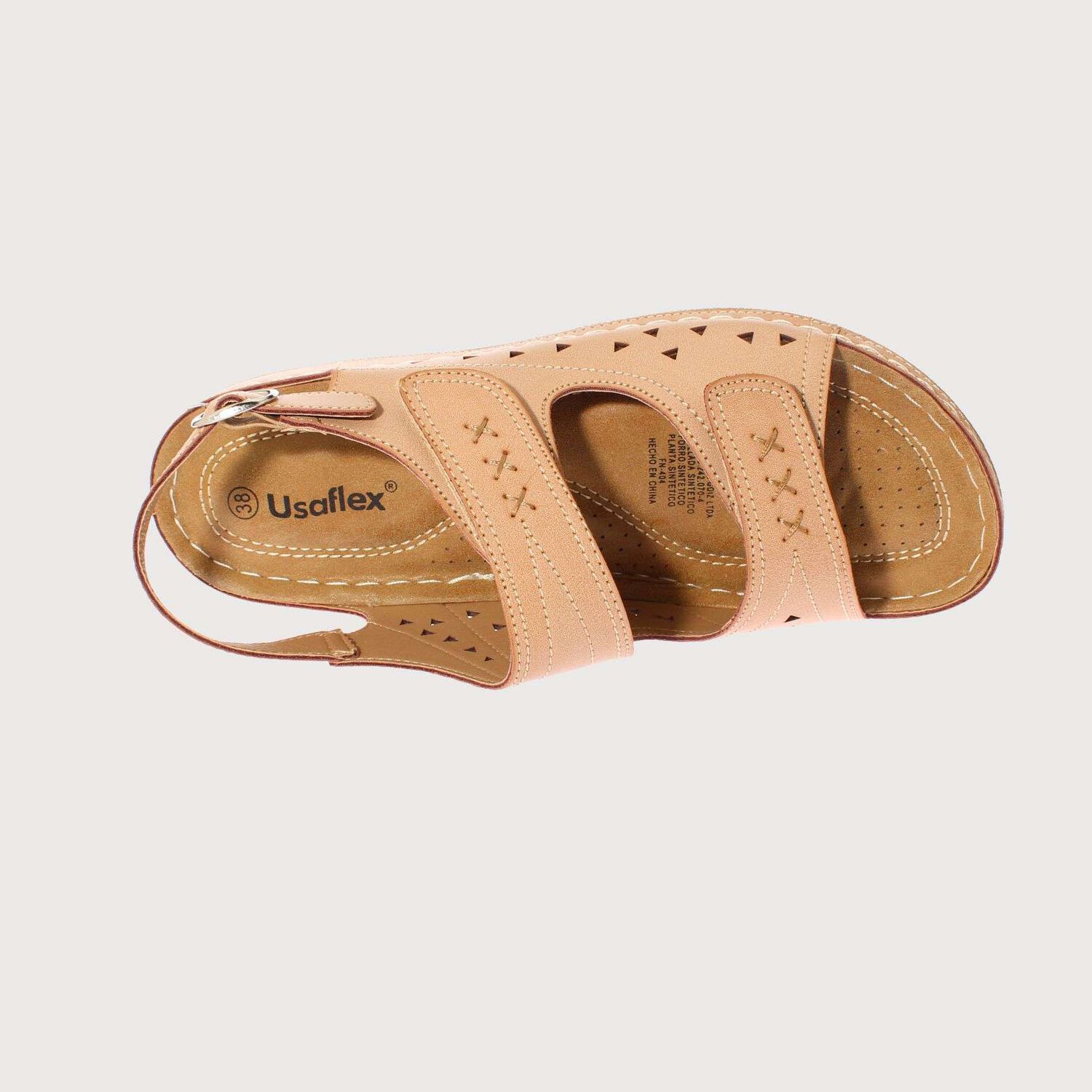 Sandalia Confort Beige Marche Art. 5fn404beige image number 5.0
