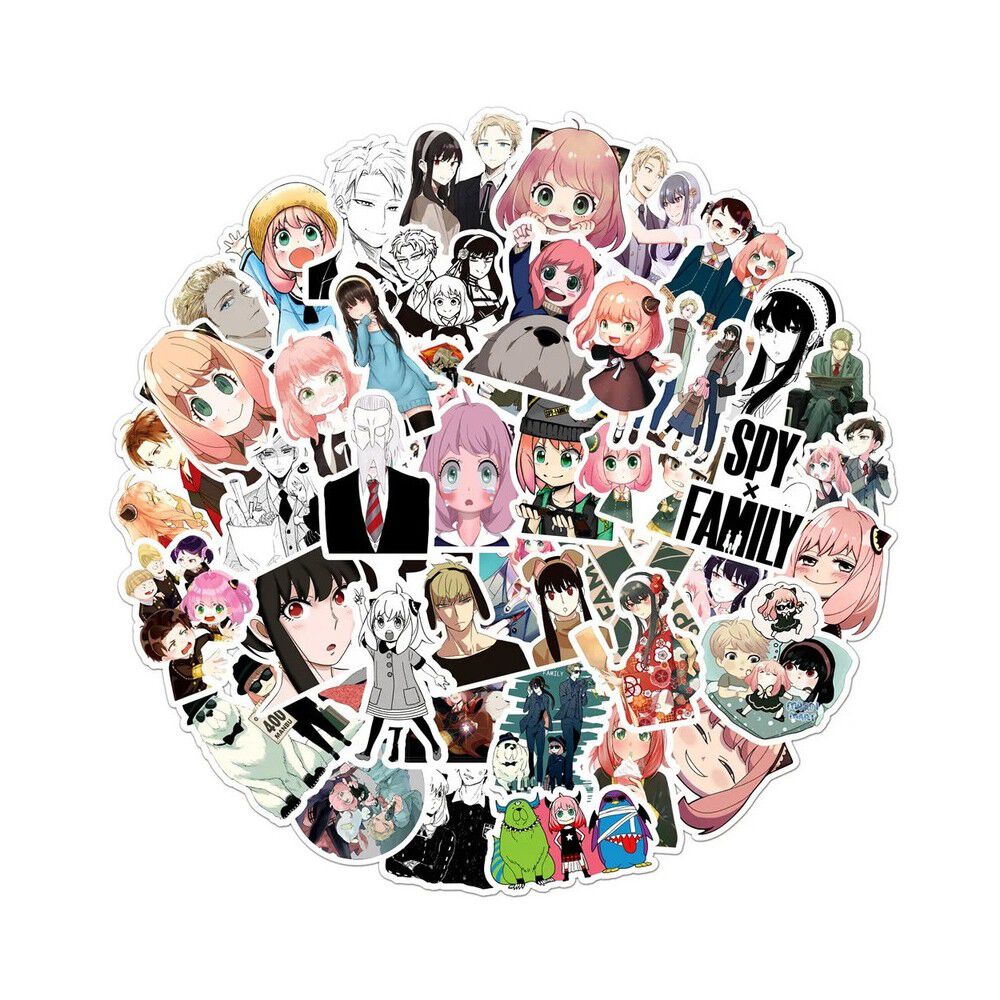 Stickers Spy X Family Anya Pegatinas (100 Unidades) image number 0.0