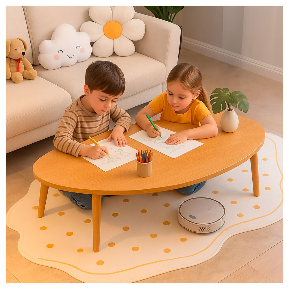 Mesa De Centro Minimalista De Madera Dise&ntilde;o N&oacute;rdico Y Elegante image number 4.0