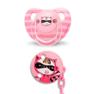 Chupete Anatomico Latex +6m +broche Redondo Secret Rayas